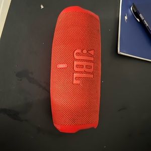 Red JBL speaker